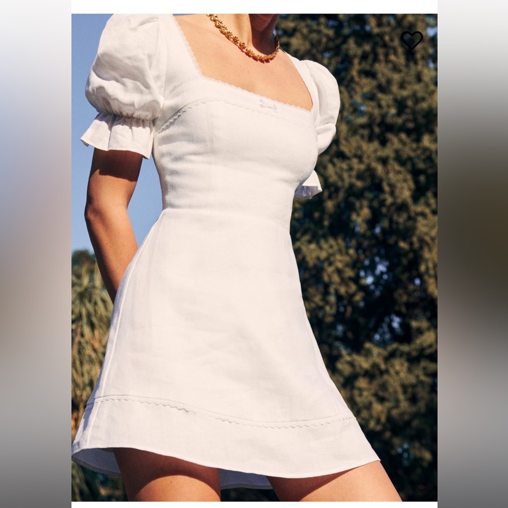 Reformation Evianna Linen Dress
